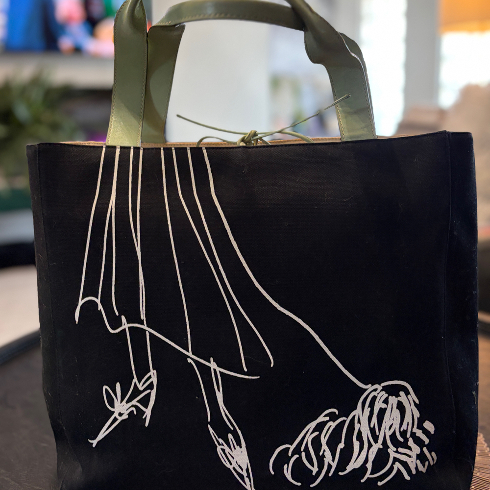 Kate Spade New York canvas tote from the Maira Kalman collab